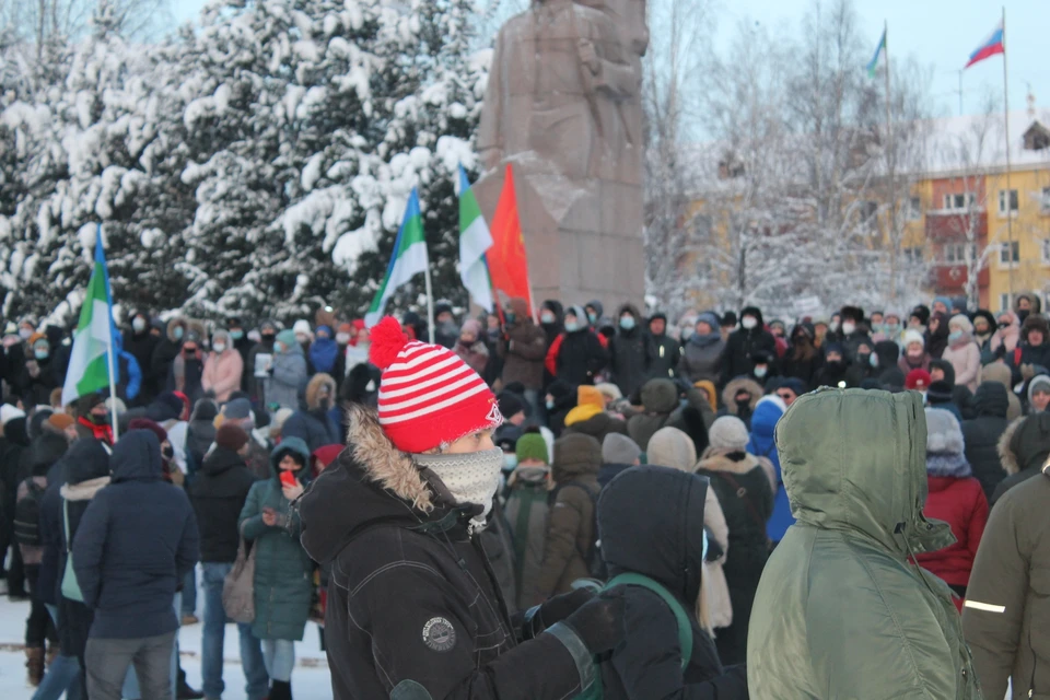 Та самая протестная акция, которая привела в суд. Фото: архив КП-Коми