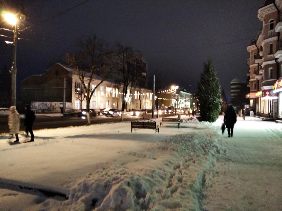 В Курске прогнозируют снегопад