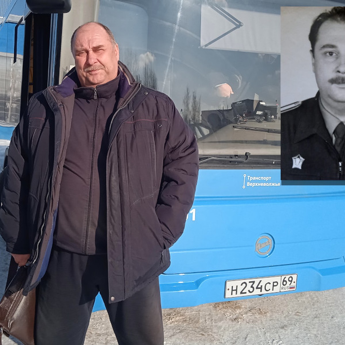 Водитель пассажирского автобуса из Твери рассказал о службе в милиции,  дальнобое, войне и боевых наградах - KP.RU