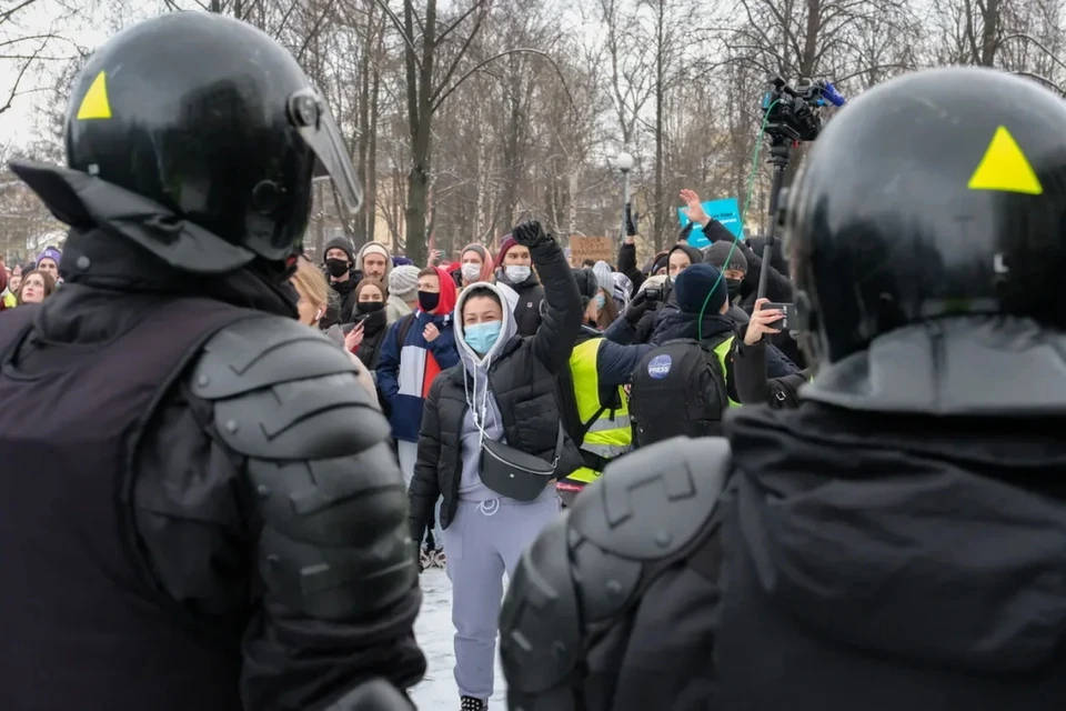 Суды Петербурга опубликовали статистику о судьбе задержанных участников трех незаконных акций протеста.