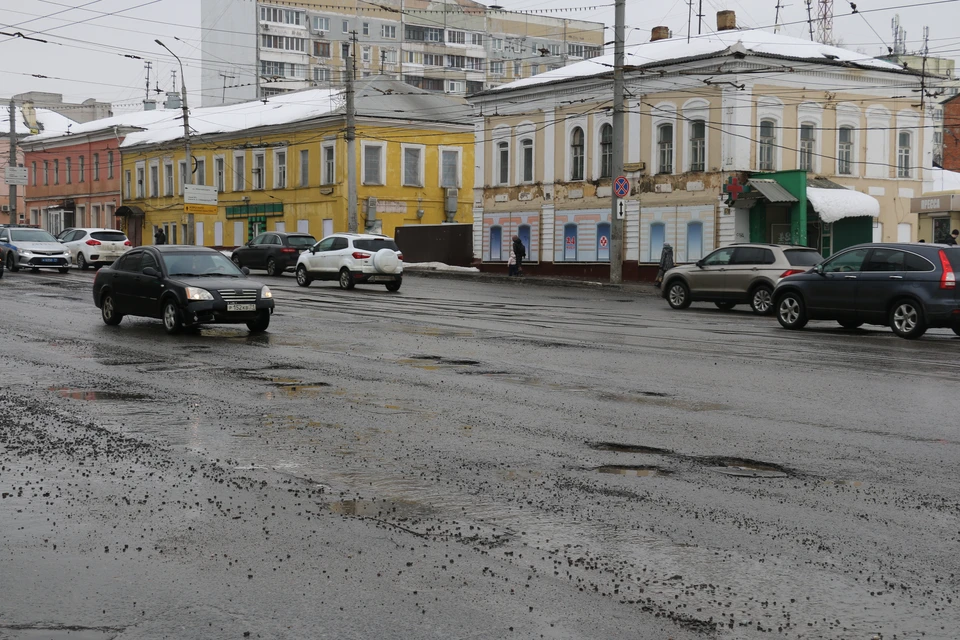 Тульские улицы растаяли вместе со снегом