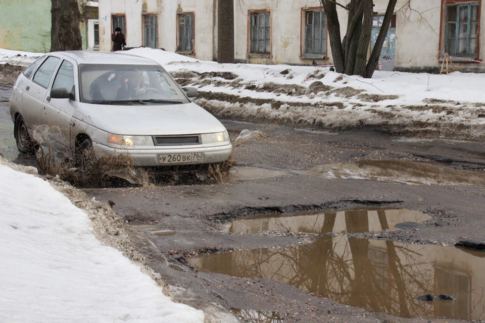 Ямы на дорогах