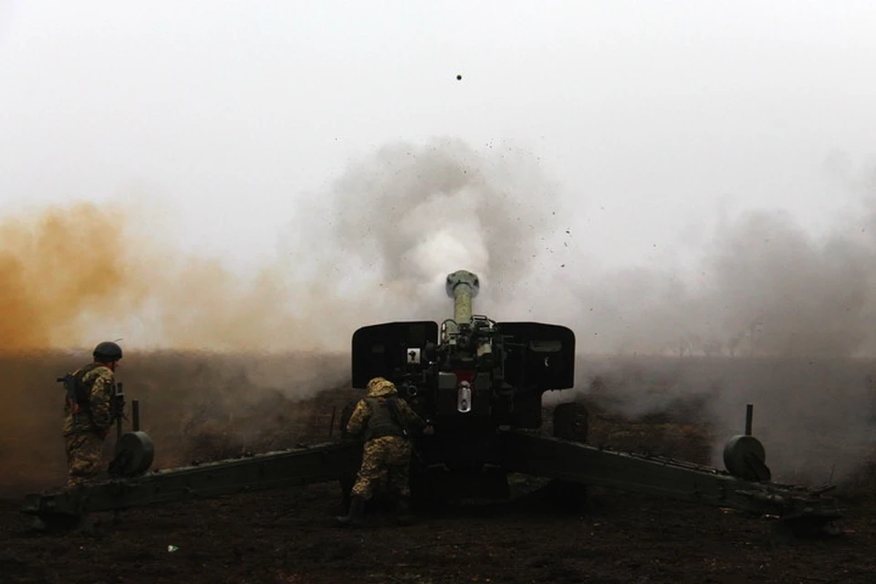 В Донбассе скоро снова «заговорят» не только минометы, но и пушки. Фото: Пресс-центр штаба ООС