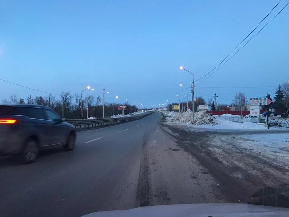 На дорогах установили освещение. Фото областного Минтранса