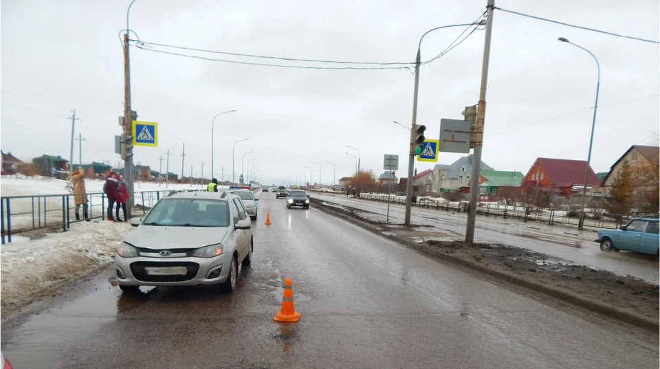 Девушку с травмами отвезли в больницу