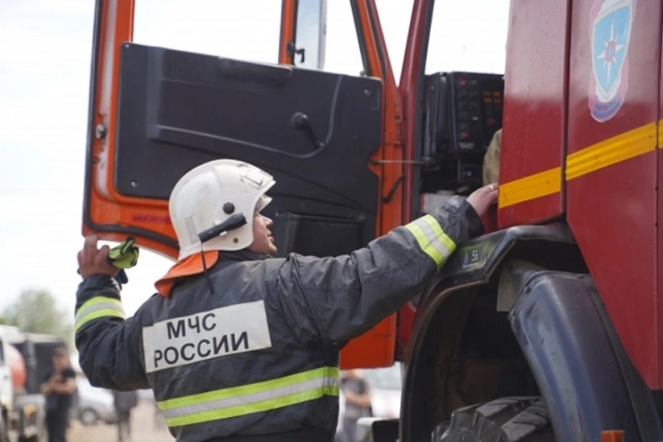 Пожар потушили в частном доме