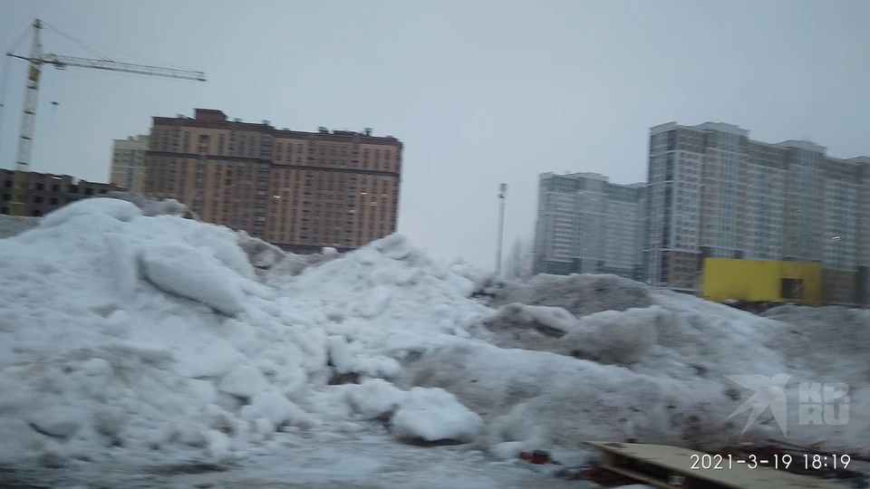 Снег есть, но его нет: мэрия Рязани не может найти складирование снега в мкр Олимпийский.