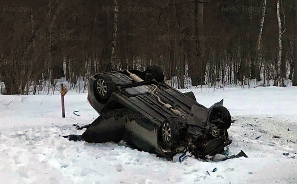 Снимок с места ДТП.