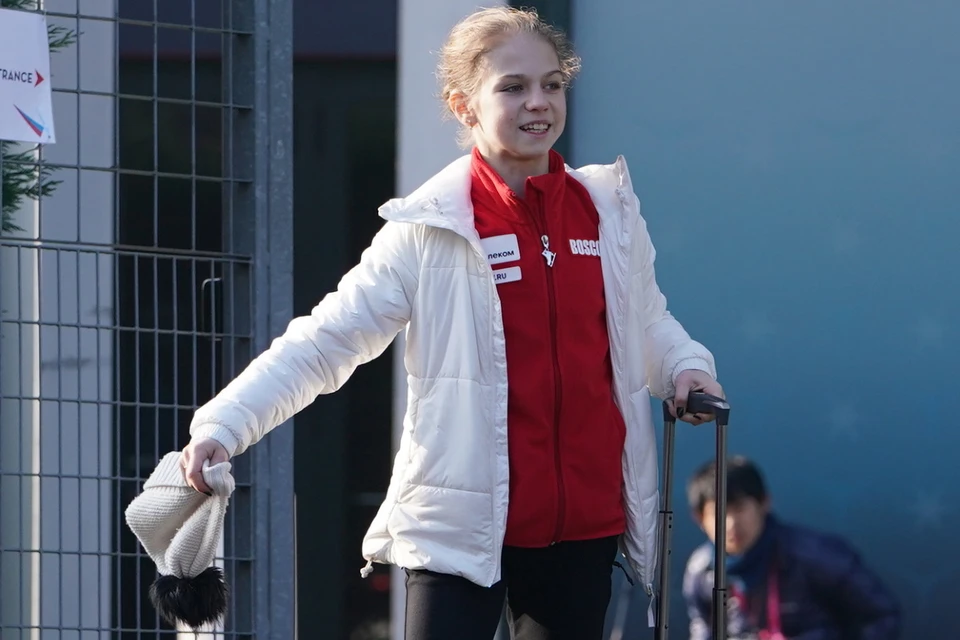 Александра Трусова приехала на свой первый взрослый чемпионат мира.