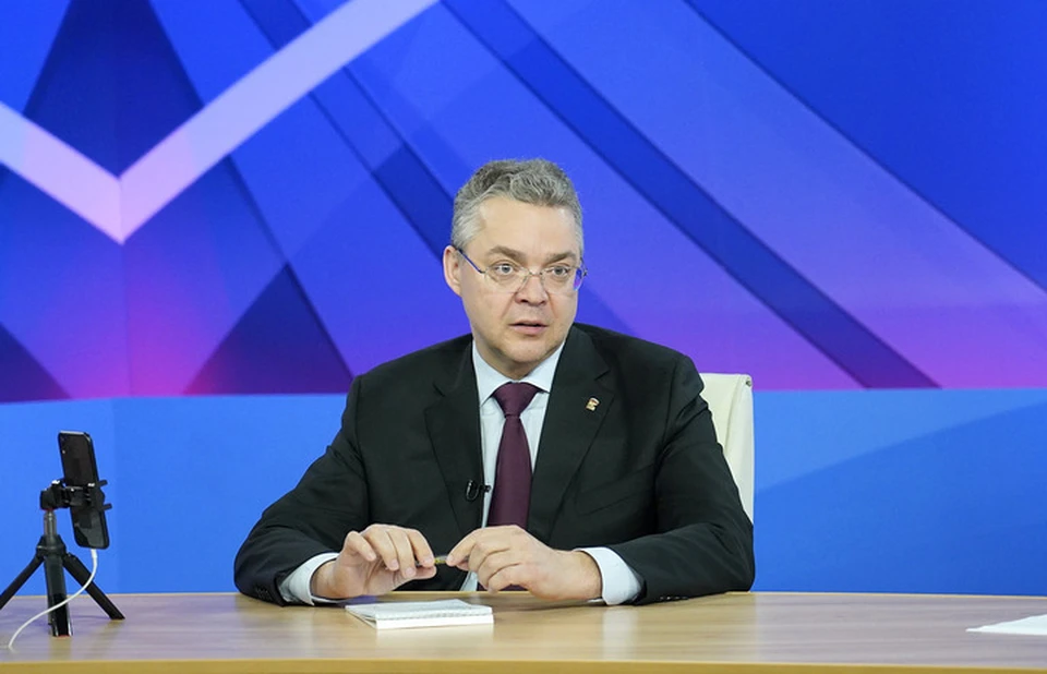 Прямая линия с губернатором Ставрополья 23 марта 2021 года