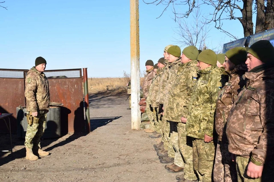В украинской армии проходит проверка. Фото: Штаб ООС