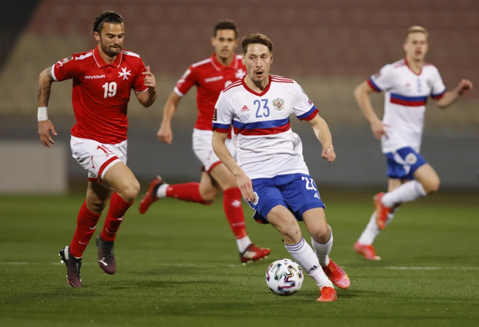 Сборная России стартовала в отборе ЧМ-2022 матчем против Мальты.