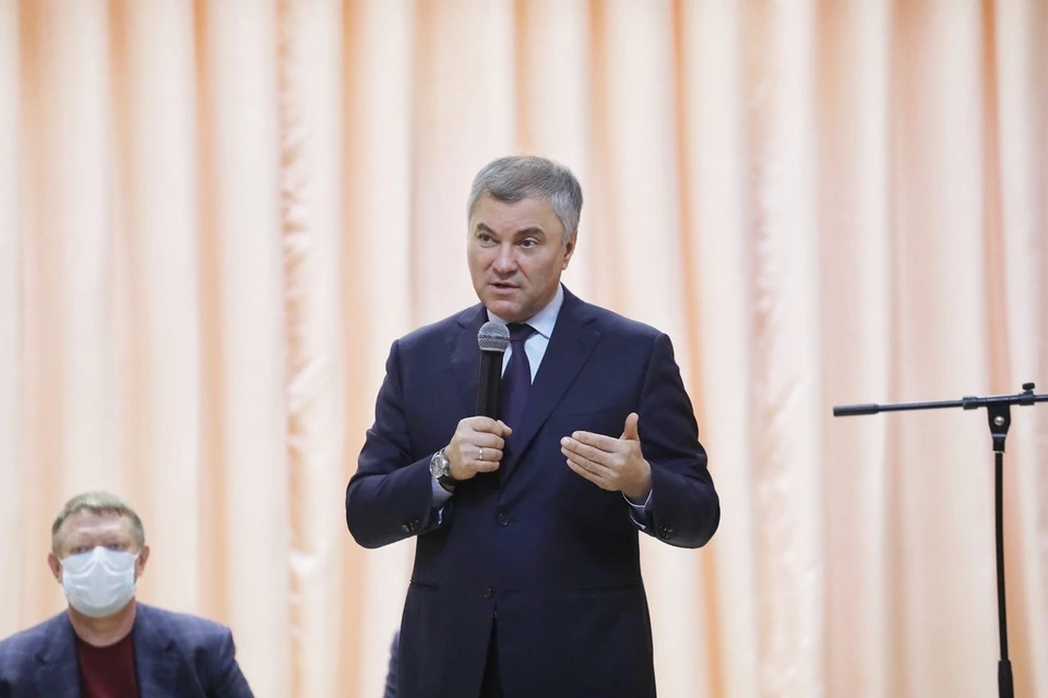 Вячеслав Володин продолжает работу в Саратовской области