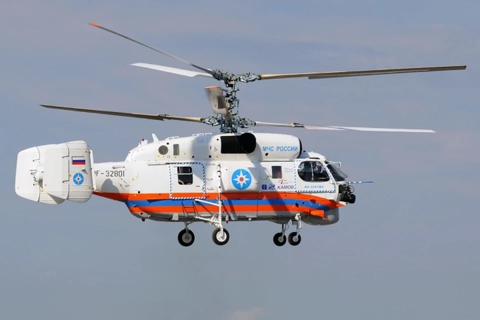 Вертолет Ka-32А11ВС из состава сил МЧС России.