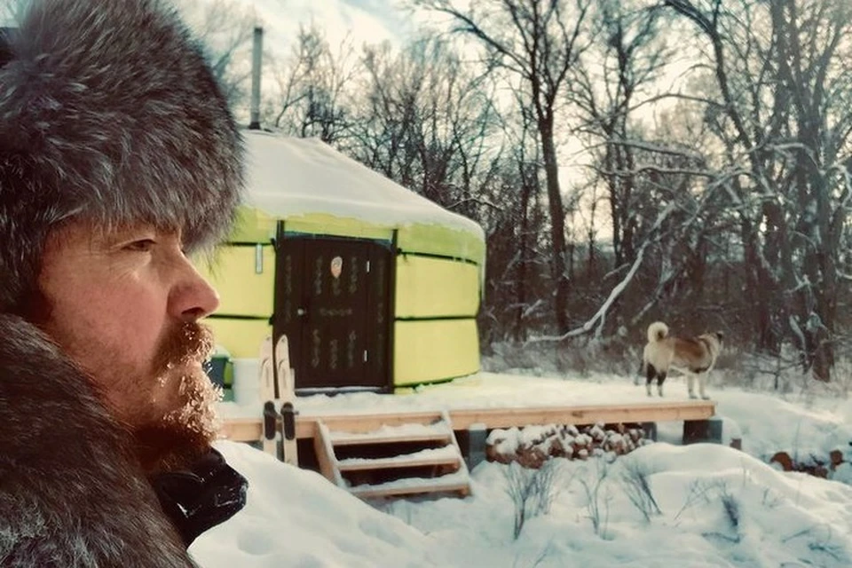 120 дней в тайге - в юрте с собакой. Фото: Денис Мусин