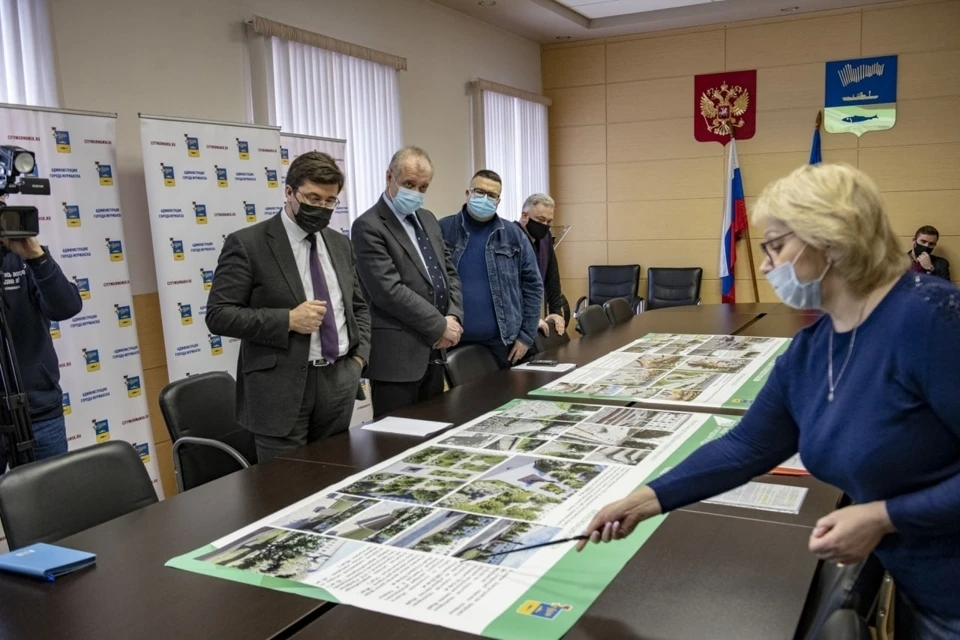 В Мурманске благоустроят две общественные территории. Фото: администрация Мурманска