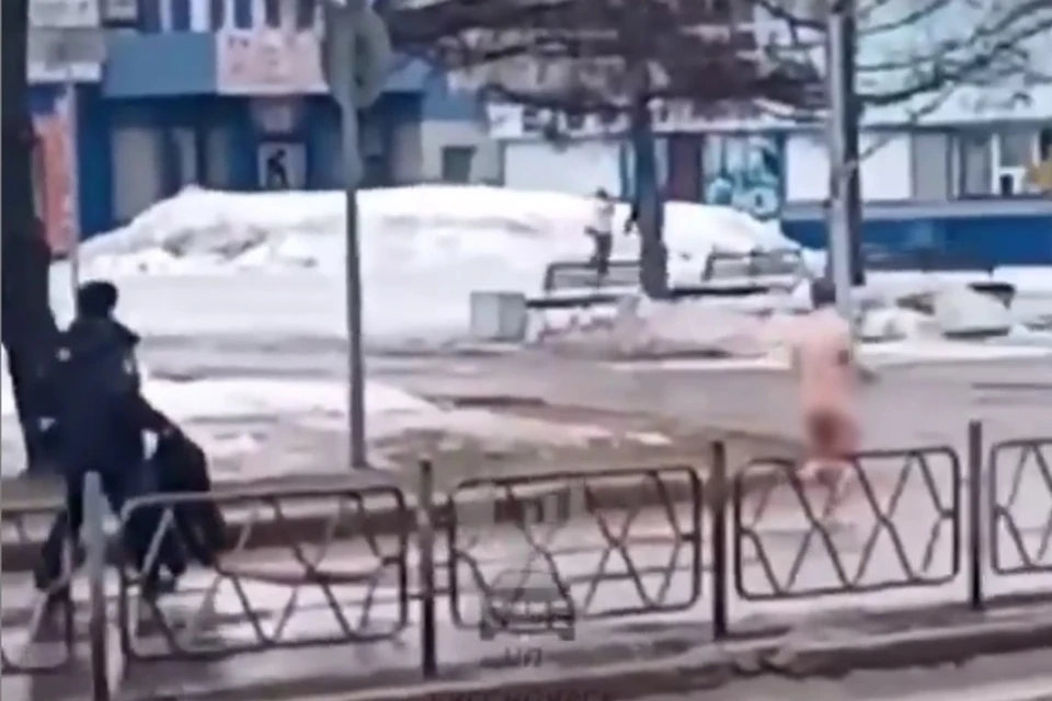 Скриншот: видео ЧП Красноярск