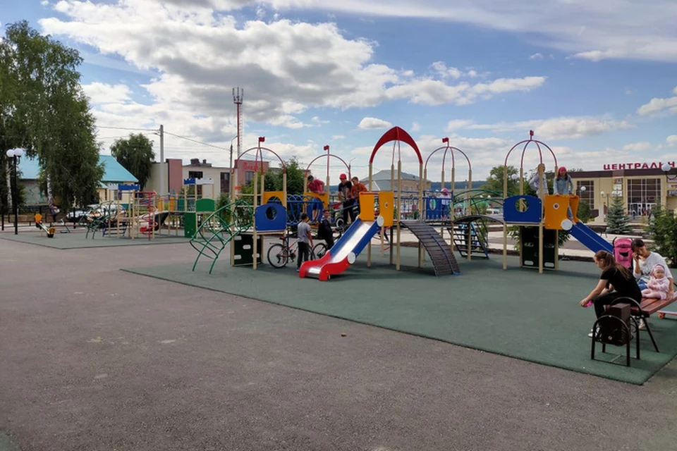 Комфортными для проживания башкирские города сделали, в том числе, современные детские площадки