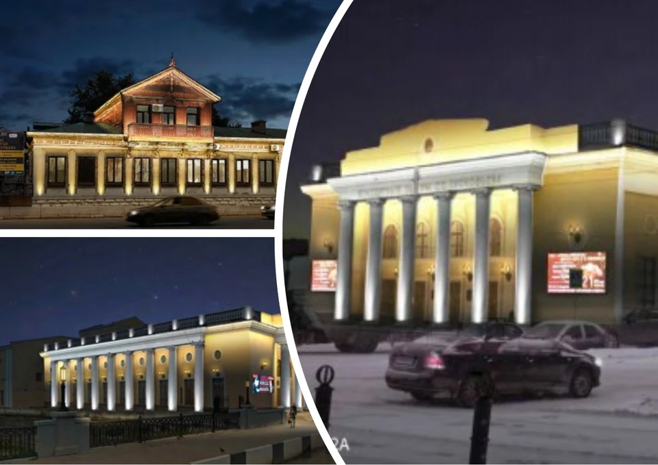 Подсветка на зданиях будет выполнена в единой концепции. Фото: рабочая документация к госзакупке