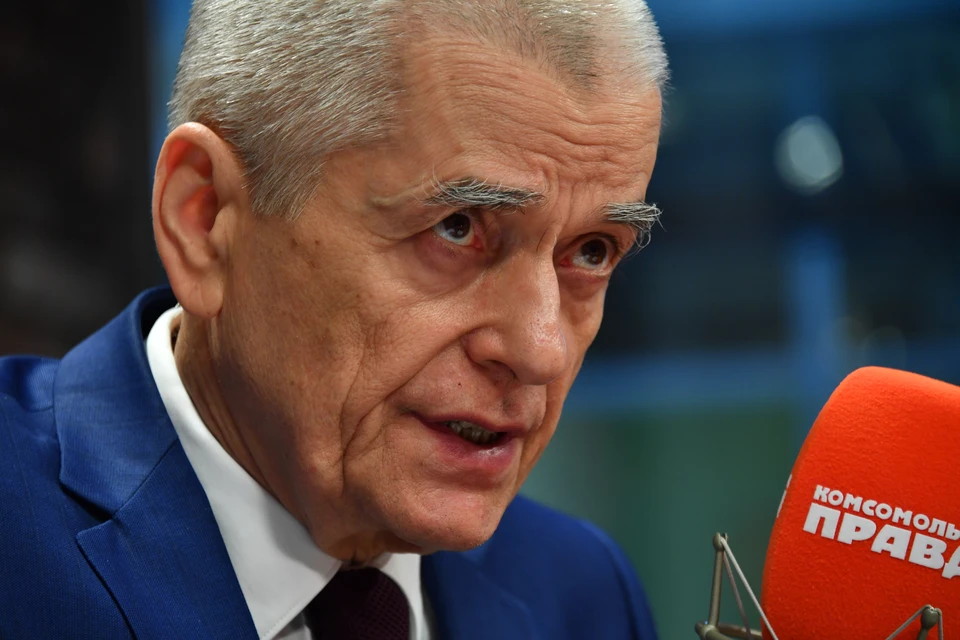 Геннадий Онищенко в студии Радио "Комсомольская правда".
