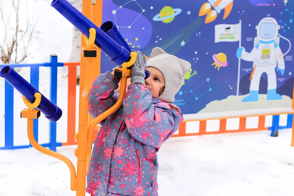 Тюменцы изготовили космическую площадку ко Дню космонавтики. Фото предоставлено "КП".