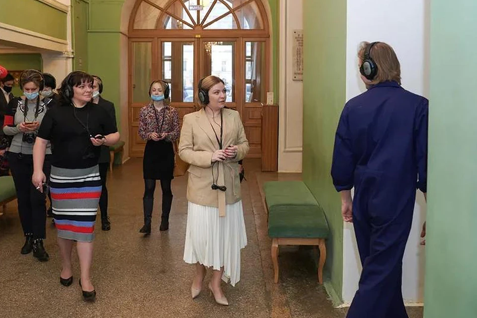 Министр культуры РФ Ольга Любимова посетила Российский академический Молодежный театр.
