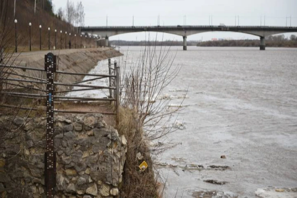 В Кировской области уровень воды на Вятке поднялся до + 312 см. Фото: admkirov.ru