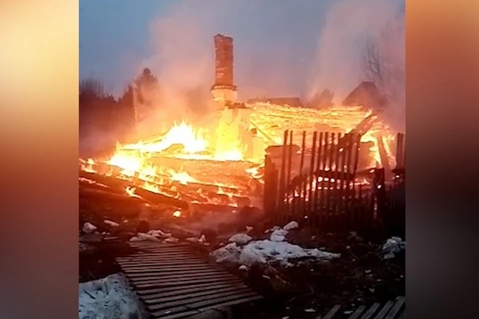 Когда из Чусового в Утес приехали 11 пожарных машин, от дома осталась только одна печь.