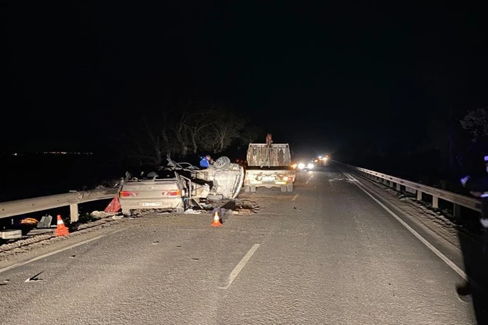 В результате аварии погибли три человека. Фото: отдел пропаганды ГИБДД по Ростовской области.