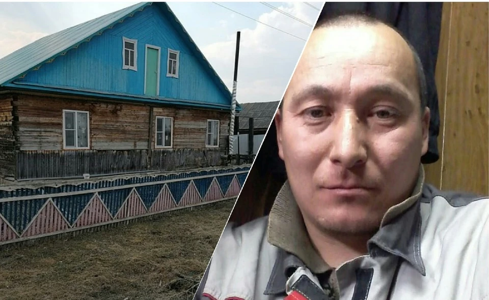 Все происходило в этом доме в маленьком селе.
