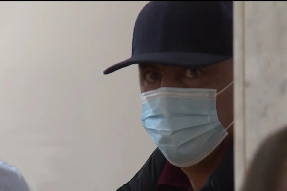 Валентин Базров на суде. Фото: стоп-кадр с видео телеканала "Россия-1"