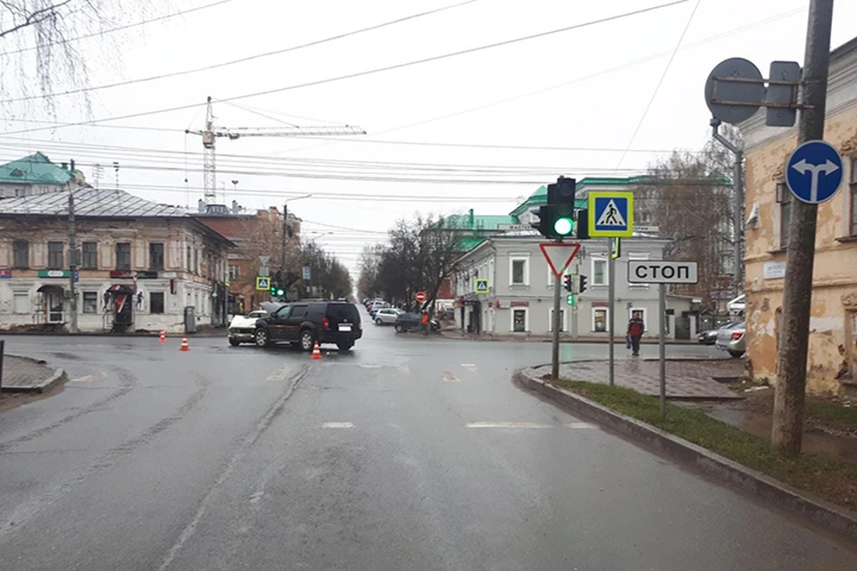 Авария произошла на регулируемом перекрестке. Фото: vk.com/gibdd43