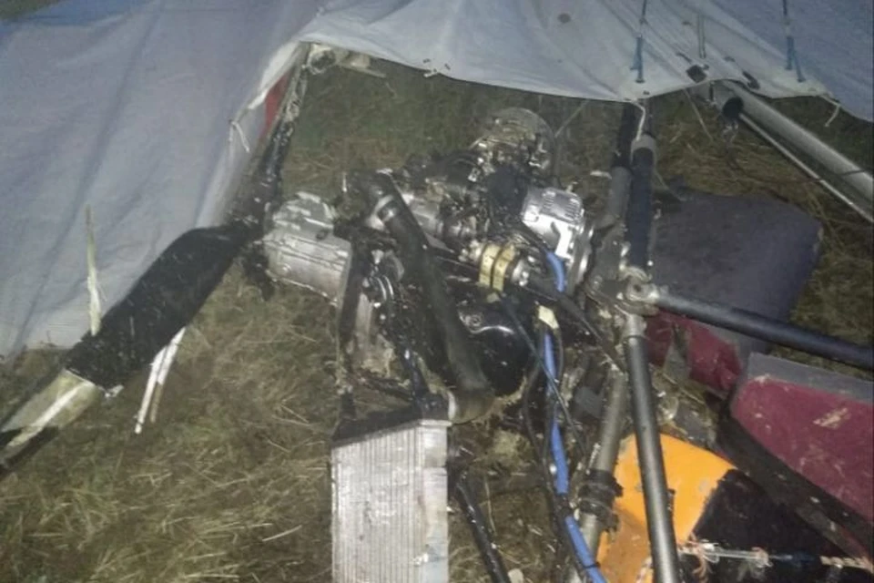 В Костромской области разбился пилот дельтаплана. ФОТО: СКР по Костромской области