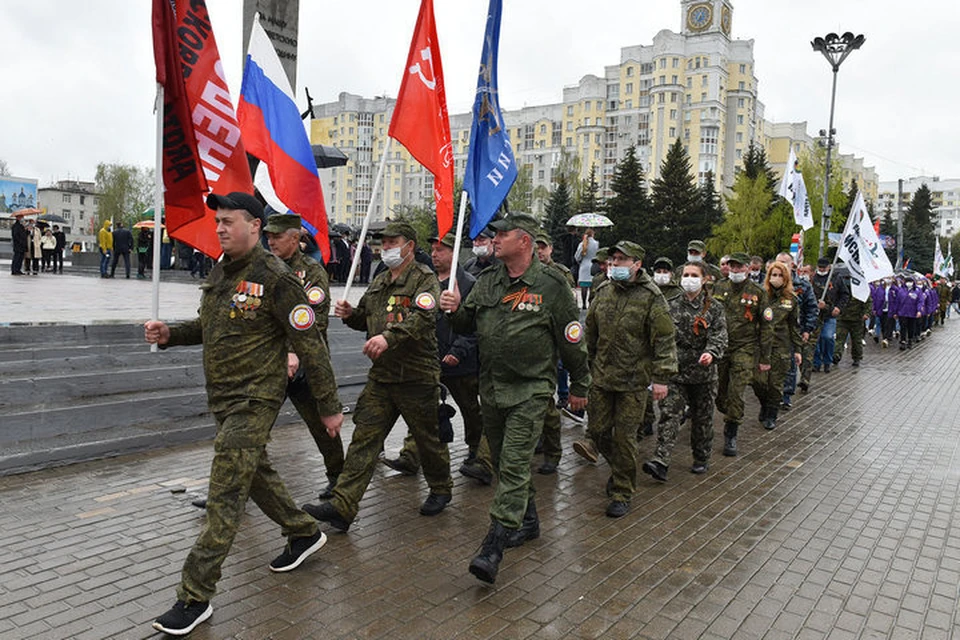 В Брянске торжественно открыли региональный этап всероссийской акции «Вахта Памяти - 2021».