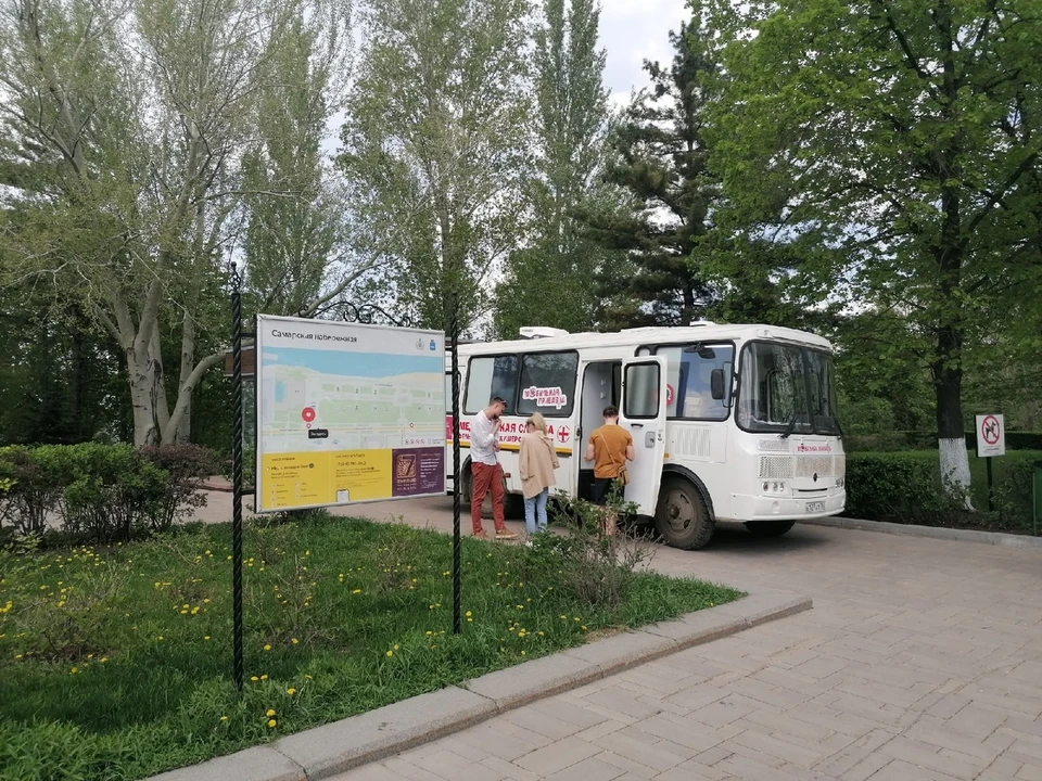В Самаре прививку от коронавируса можно сделать на набережной
