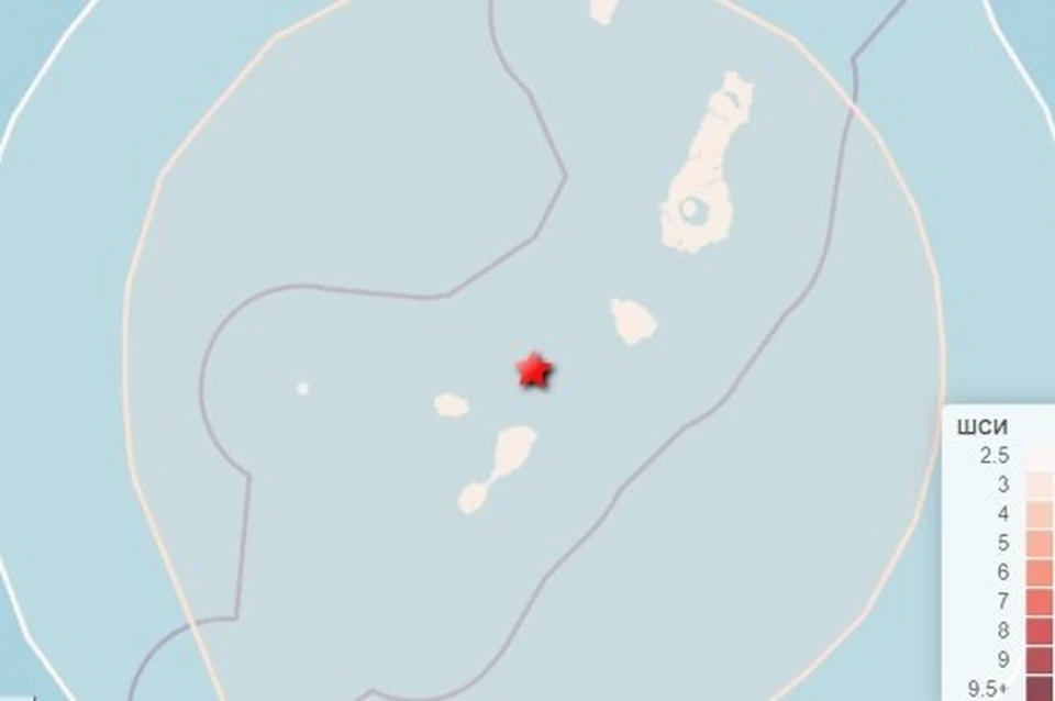 Курильские острова землетрясение