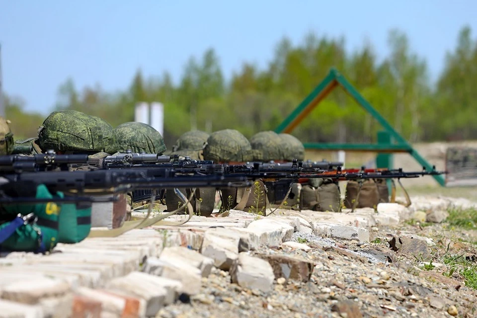 Дальневосточники завоевали первое место в конкурсе снайперов. Фото: пресс-служба ВВО.