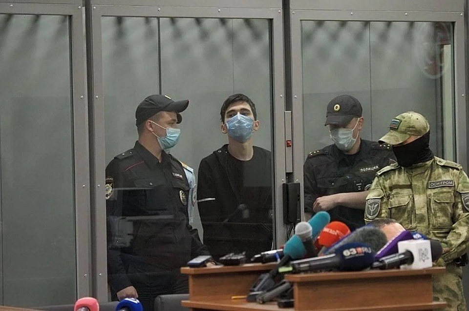 Ильназ Галявиев ворвался в школу и начал хладнокровно расстреливать людей. Фото: пресс-служба Советского суда Казани.