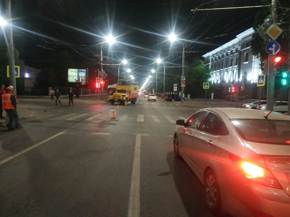 Авария случилась на Московской