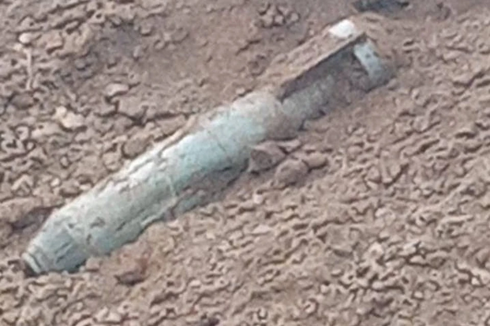 Строители наткнулись на объект во время раскопок. Фото: Telegtam-канал @ysakhalinsk