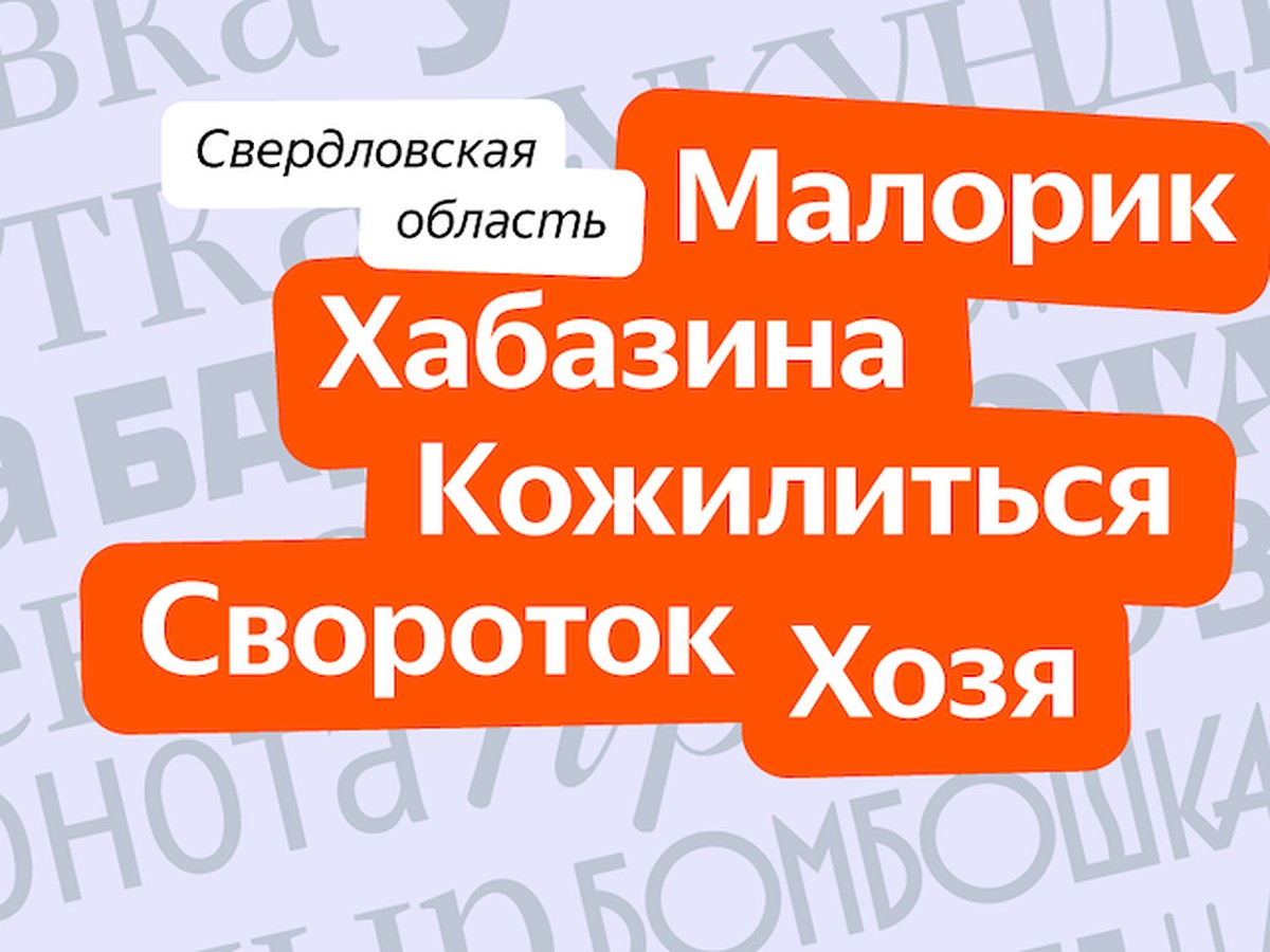 Малорик, хозя и свороток: стали известны диалекты, которые употребляют  только свердловчане - KP.RU