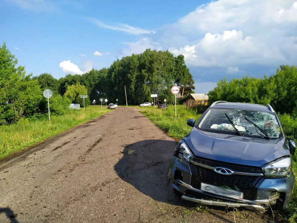 Госпитализация попавшим в аварию не потребовалась