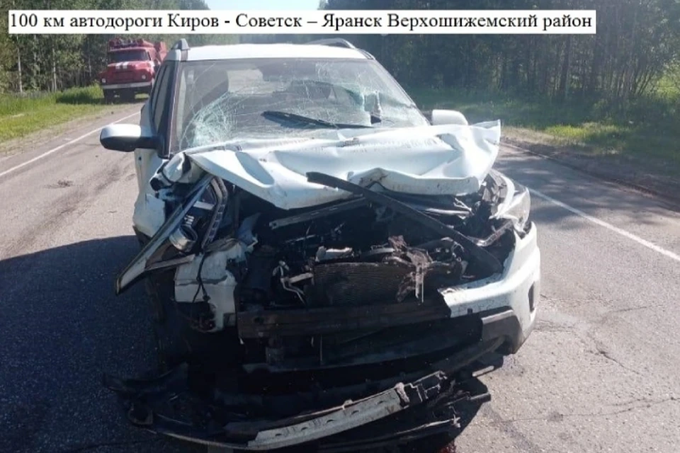 Водитель «Хендэ Крета» при столкновении с отечественным автомобилем получил серьезные травмы. Фото: vk.com/gibdd43
