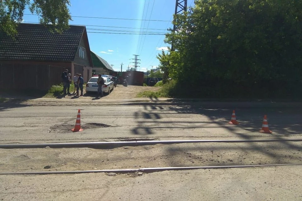 Мужчина упал с мотоцикла и сломал ключицу. Фото: ГИБДД по области