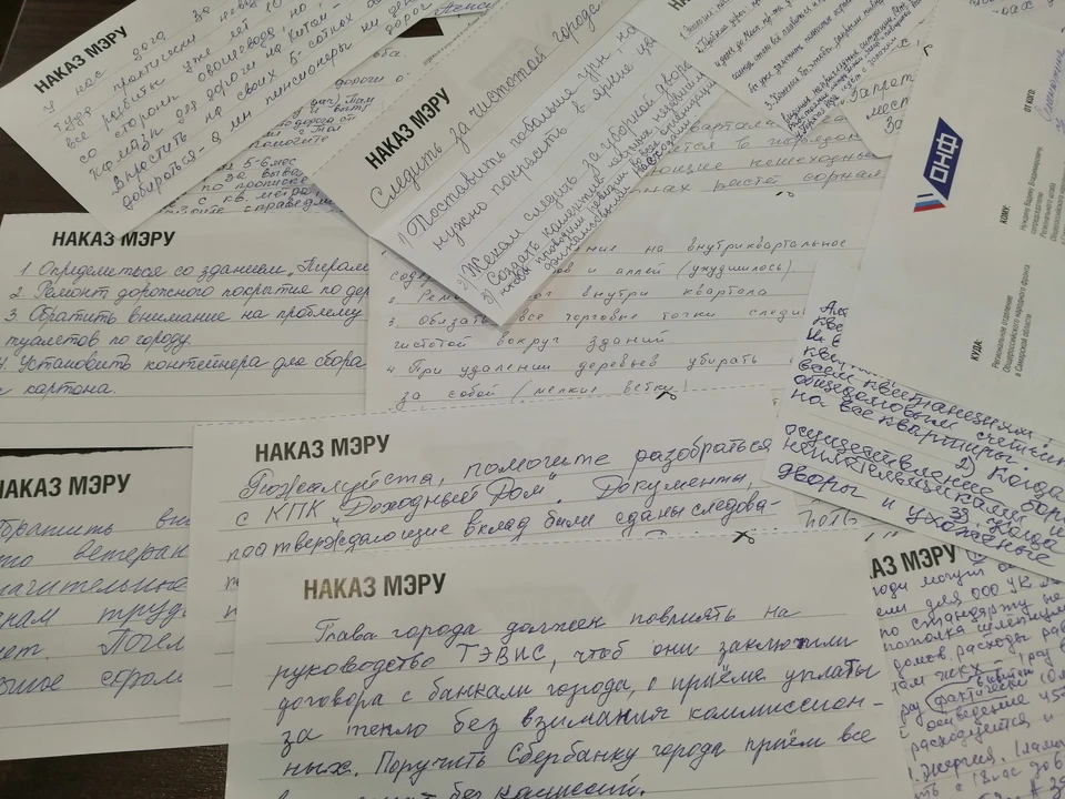 Жители Тольятти написали более 7,5 тысяч наказов новому мэру
