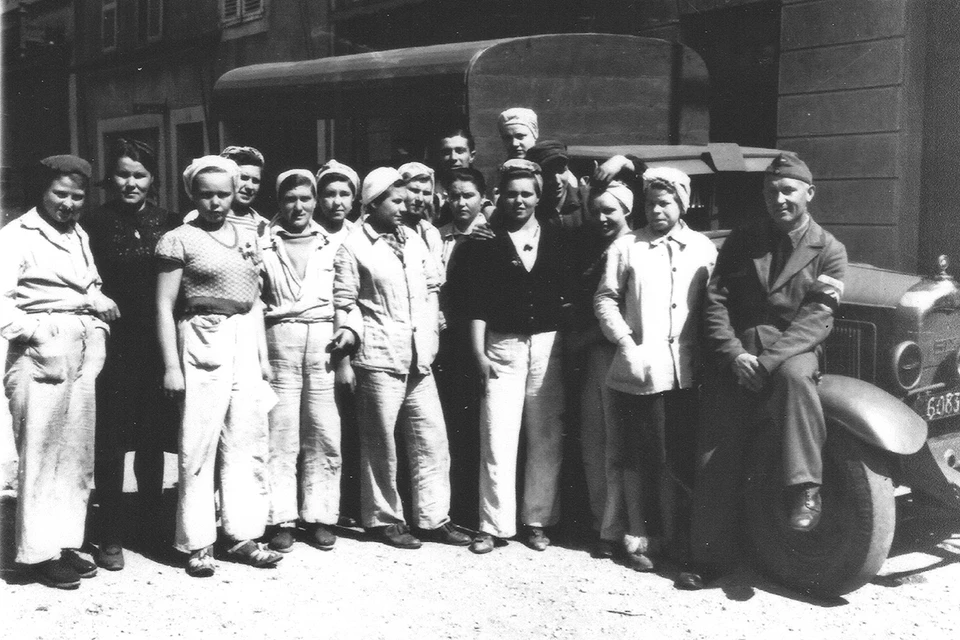 1944 год. Узницы концлагеря «Эрувиль». Фото: архив Рене Барки.