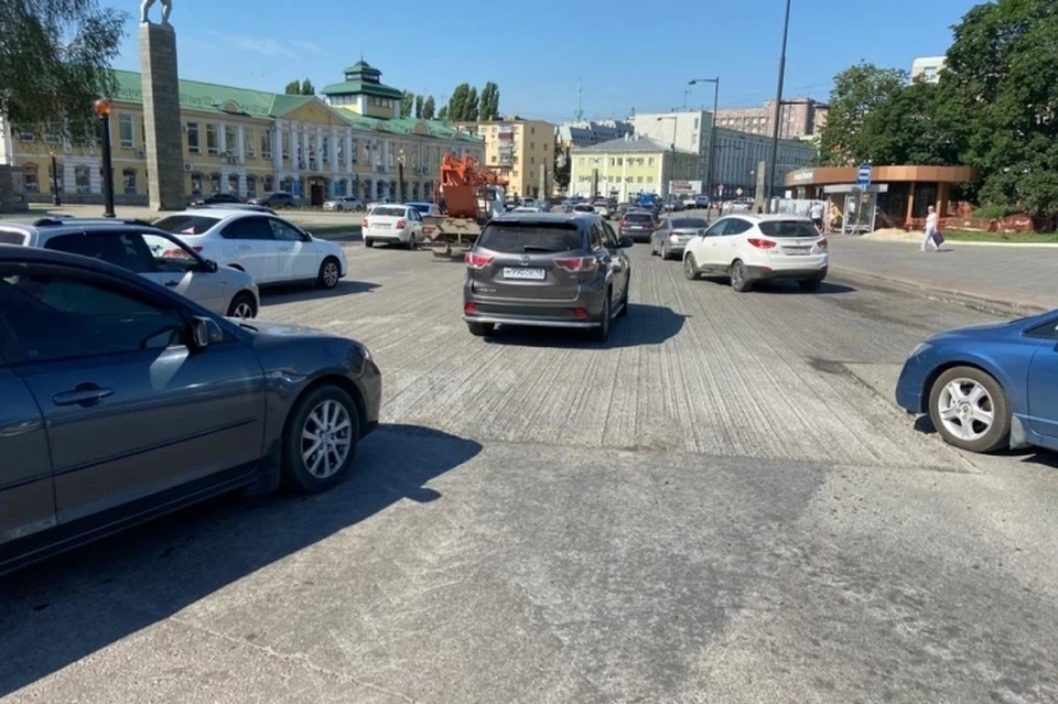 В Липецке отремонтируют дорогу на площади Революции