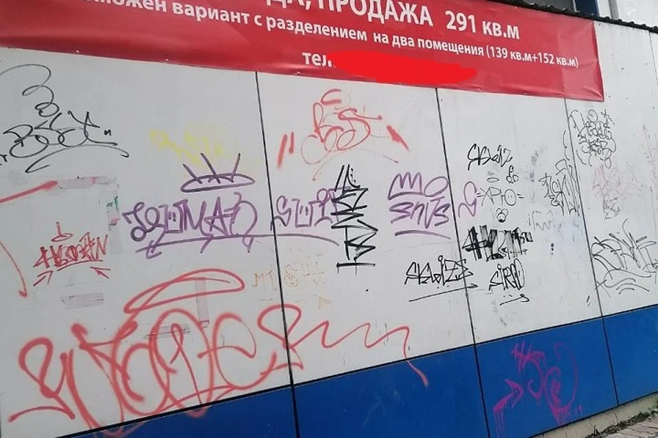 Штрафы за граффити и мусор в центре Хабаровска грозят предпринимателям