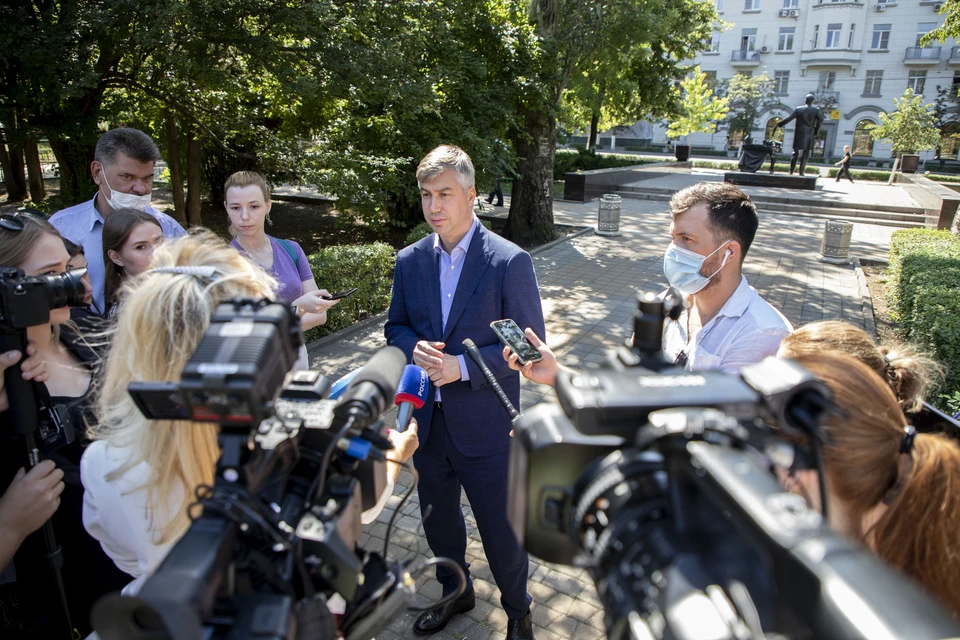 Сити-менеджер рассказал о ситуации с коронавирусом в городе. Фото: пресс-служба Администрации Ростова-на-Дону