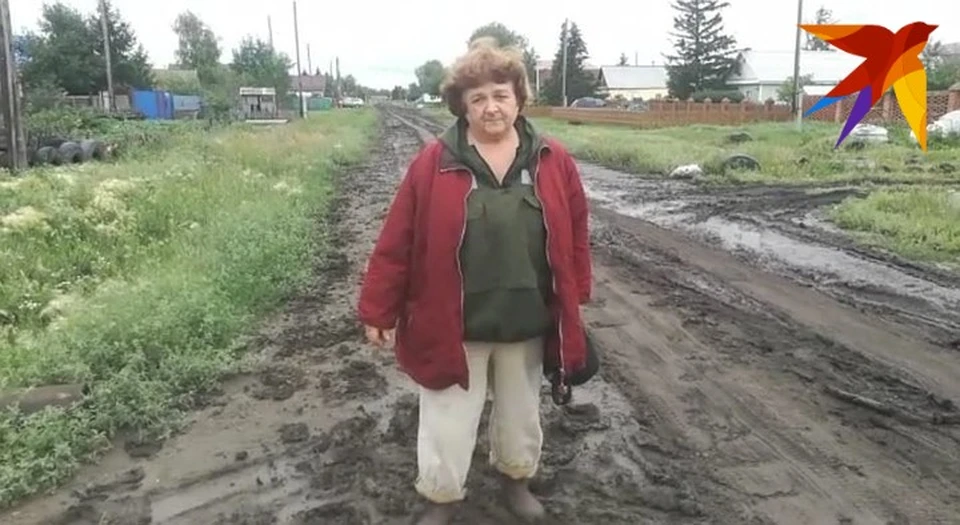 Та самая дорога в Верхнем Карбуше.